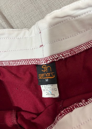 Bordo şort - Görsel 2