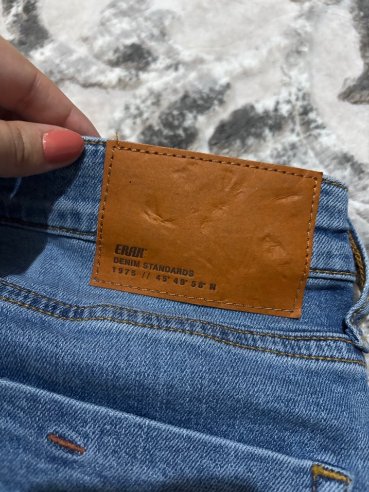 Mavi Erkek Denim Pantolon - Görsel 3