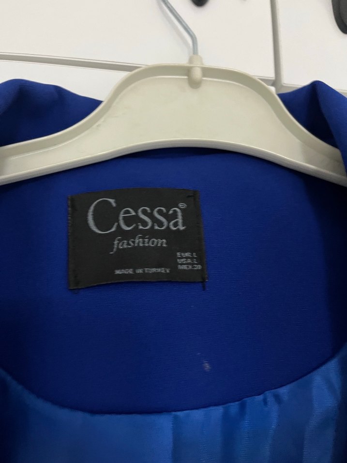 Düğmeli Lacivert Kadın Blazer Ceket - Görsel 3