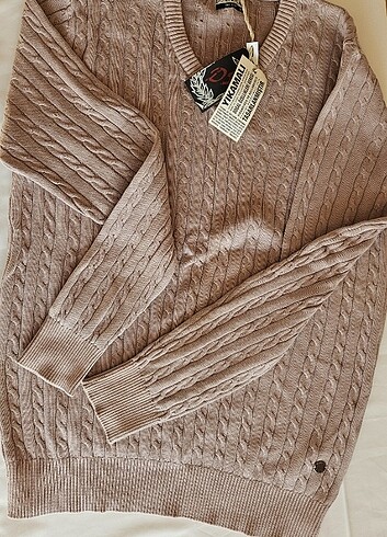 xl Beden College D'S Casual Gri Renk Erkek Kazak, XL beden