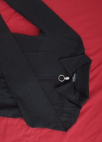 s Beden Siyah crop ceket