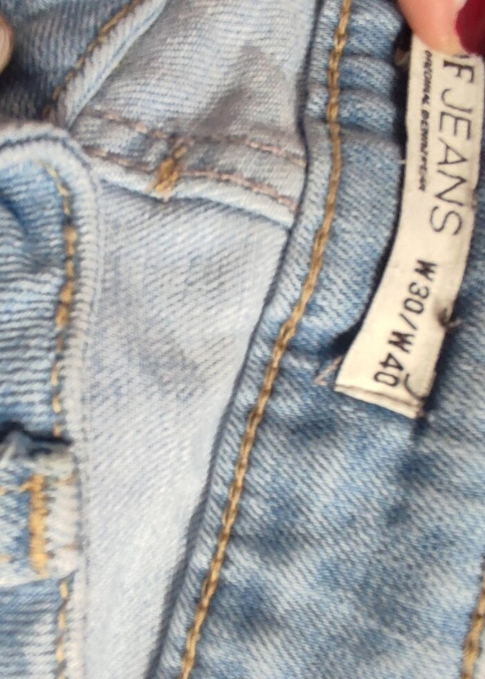 İspanyol paça jean - Görsel 2