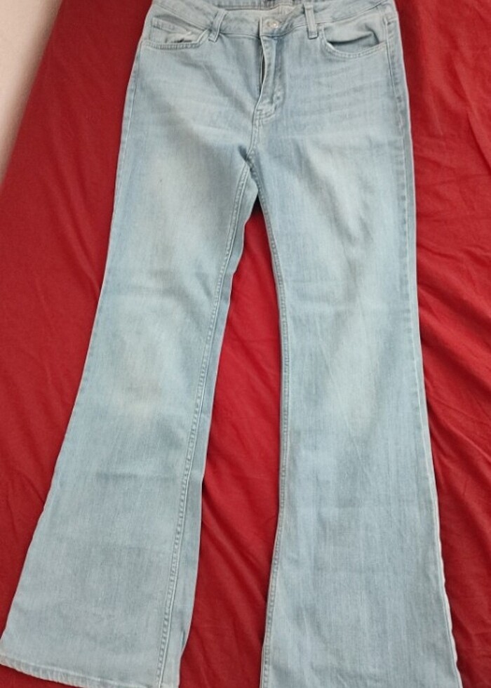 İspanyol paça jean - Görsel 4