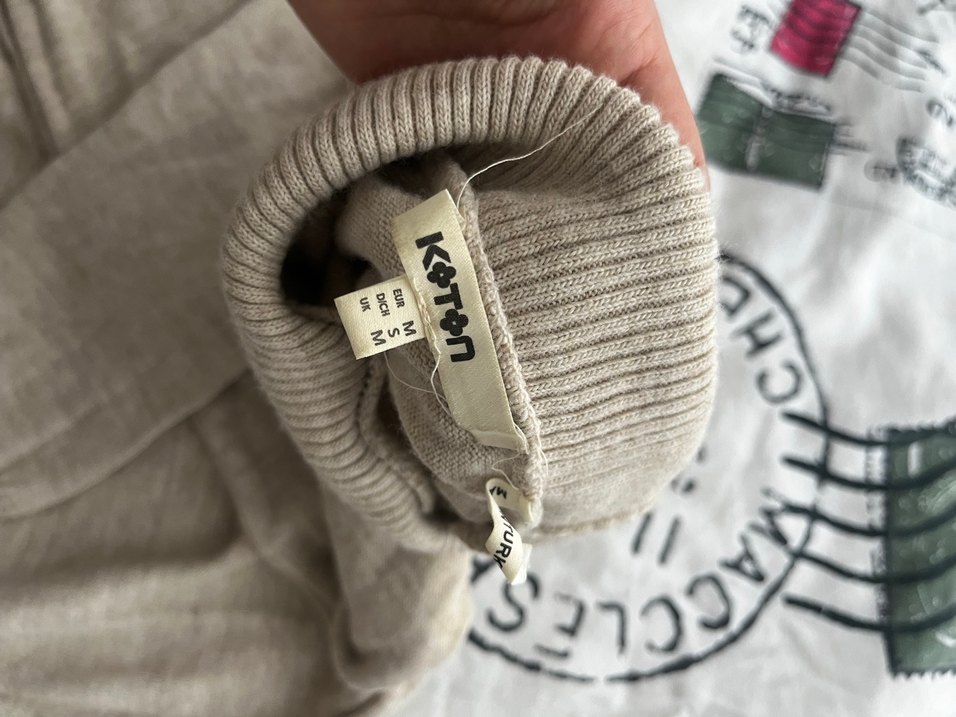 Bohem Bej Boğazlı Kadın Kazak - Görsel 3