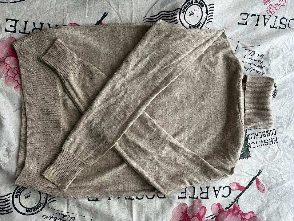 Bohem Bej Boğazlı Kadın Kazak - Görsel 2