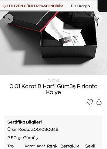 Zen Diamond Zen pırlanta harfli kolye