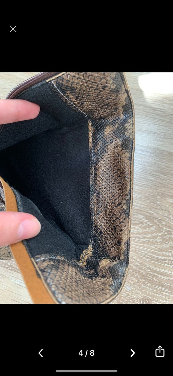 Derin Topuklu Yılan Desenli Kadın Bot - Görsel 4