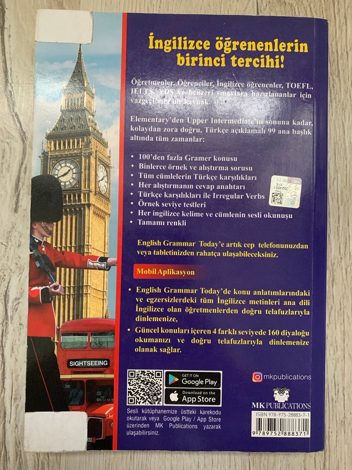 Türkçe Açıklamalı English Grammar Today - Görsel 2