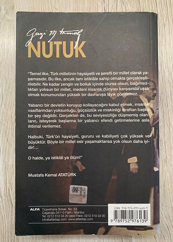 Nutuk - Gazi M. Kemal Özel Baskı - Görsel 2