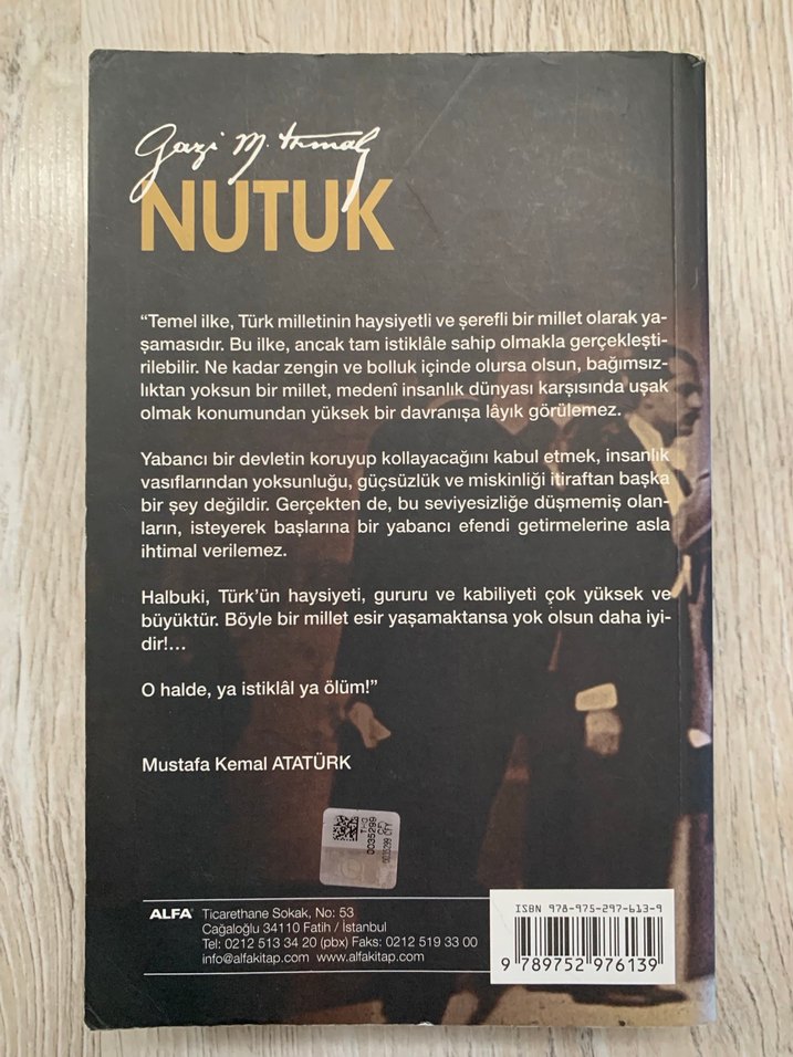 Nutuk - Gazi M. Kemal Özel Baskı - Görsel 2