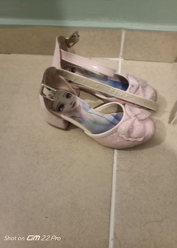 Kız Çocuk pembe Baskılı topuklu Ayakkabı - Görsel 2