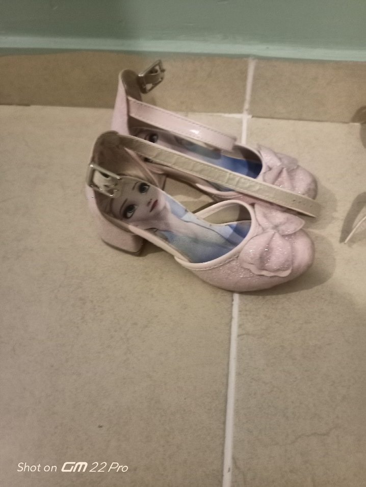 Kız Çocuk pembe Baskılı topuklu Ayakkabı - Görsel 2