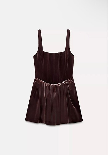 Zara etiketli elbise
