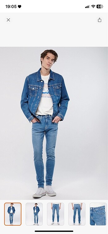 Mavi marka erkek jean - Görsel 6