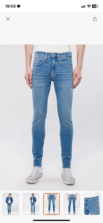 Mavi marka erkek jean - Görsel 8