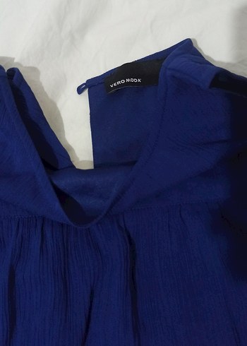 Lacivert Hamile Midi Keten Etek - Görsel 3