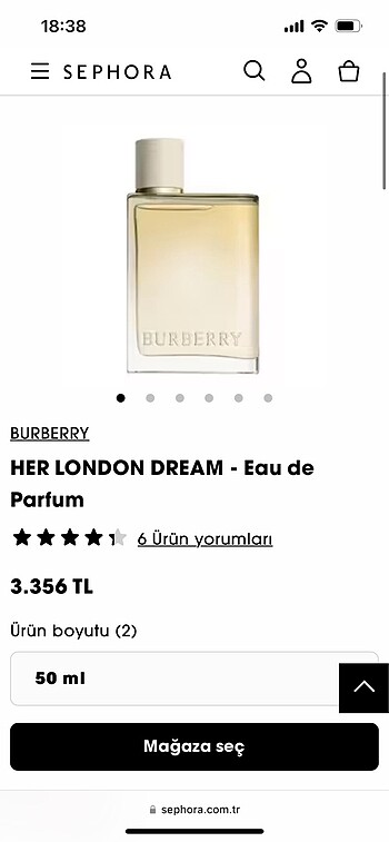 Beden burberry her london dream parfüm