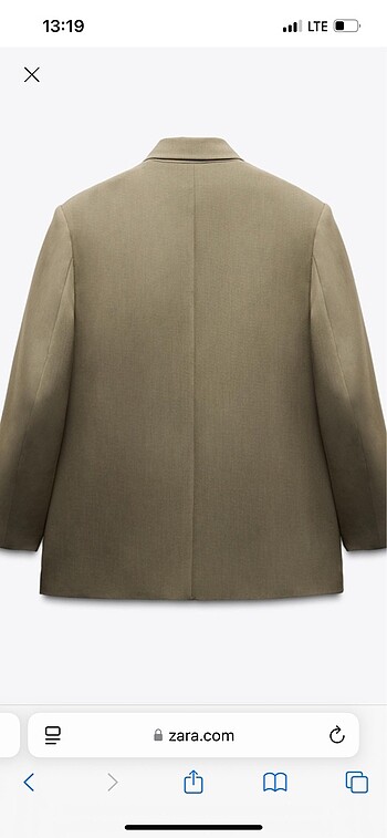 xs Beden zara blazer ceket