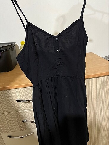 H&M siyah mini elbise