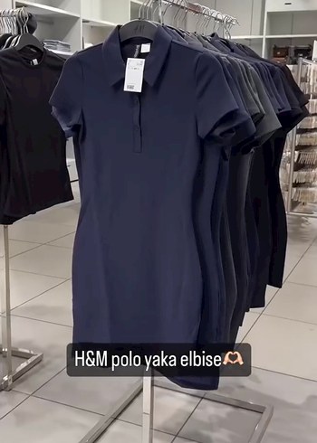 H&M H&M Polo yaka mini elbise