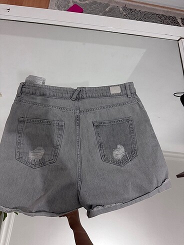 xl Beden gri Renk Zara şort
