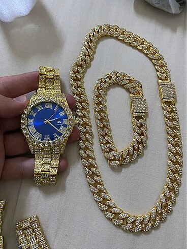 Iced Out Rolex Set