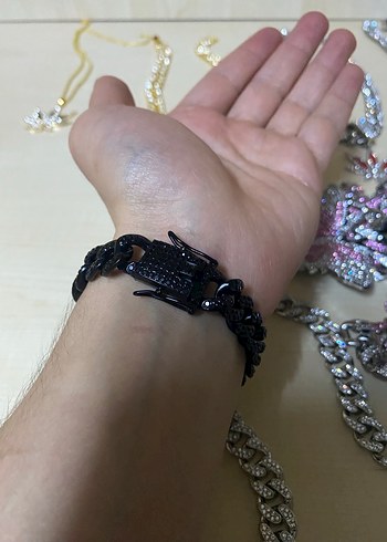 SİYAH CHAIN SET - Görsel 3