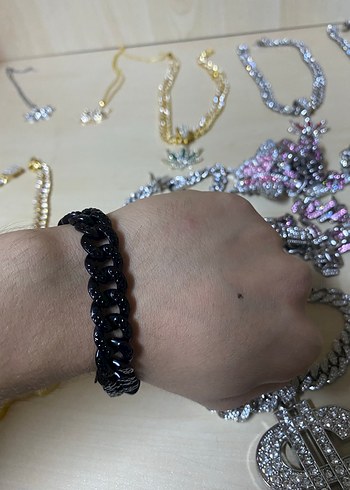 SİYAH CHAIN SET - Görsel 2