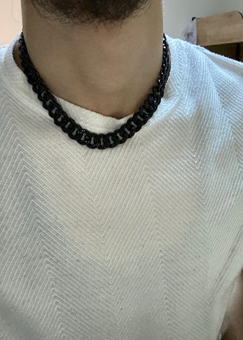 SİYAH CHAIN SET - Görsel 4