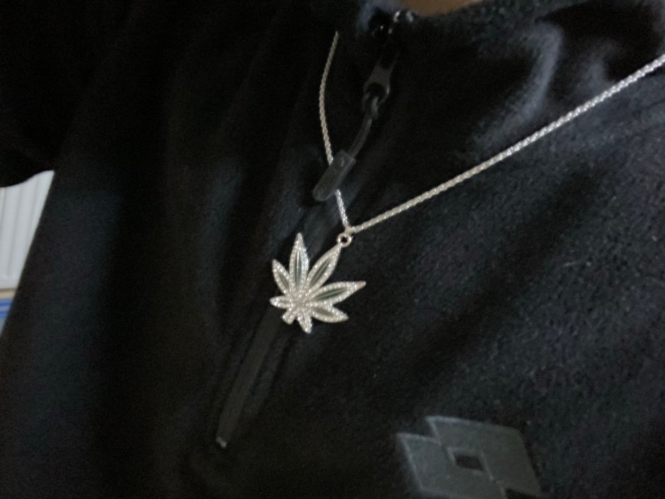 ÇELİK YAPRAK KOLYE FIRSAT - Görsel 2