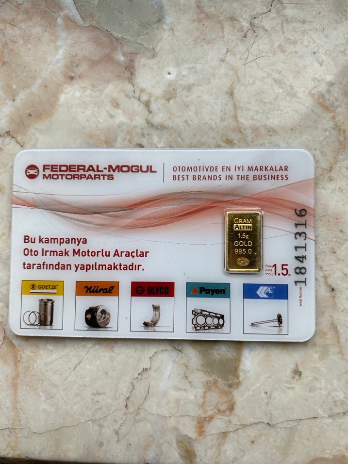 0.5 gram 24 ayar altın rozeti - Görsel 3