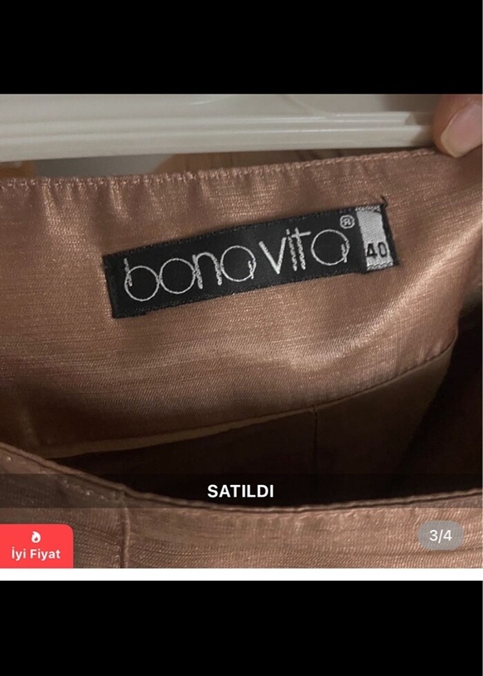 Kadın saten etek - Görsel 3