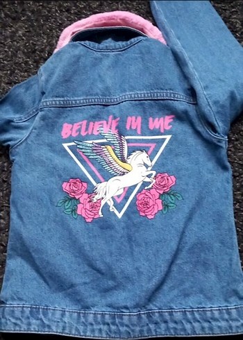 Kot ceket kız çocuk - Görsel 4