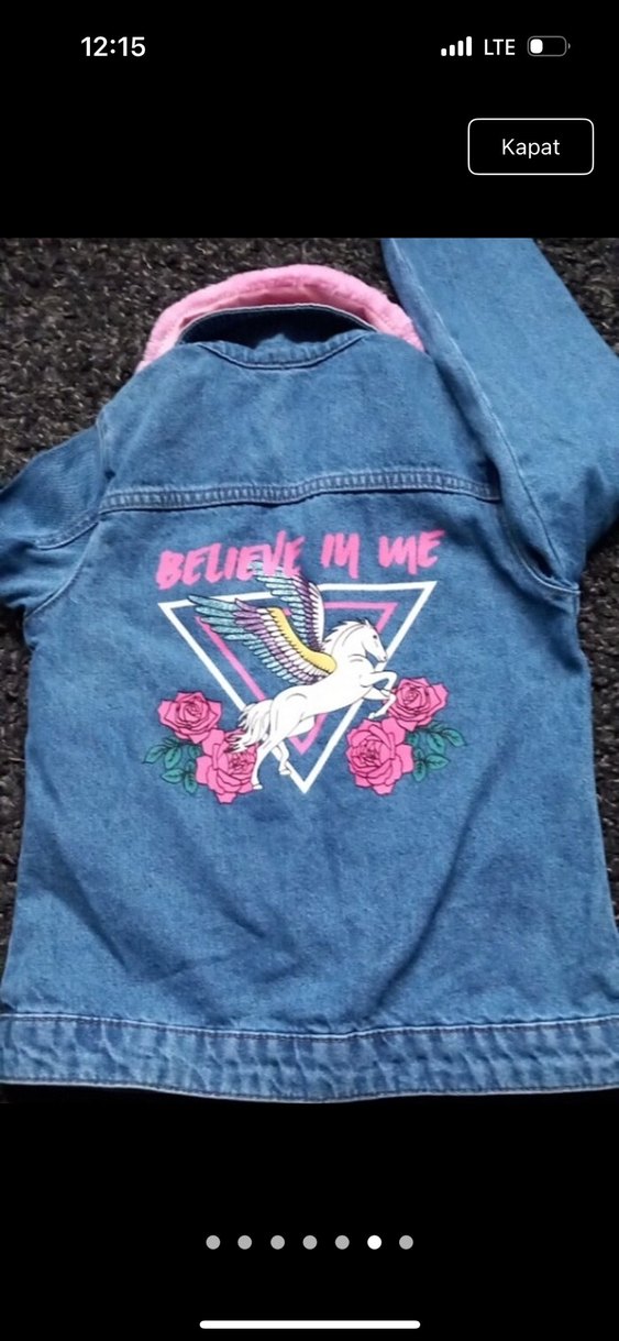 Kot ceket kız çocuk - Görsel 4