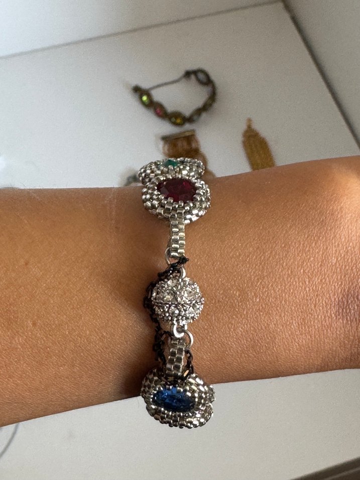 Renkli Boncuklu Bohem Kadın Bileklik - Görsel 3