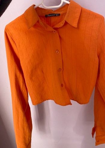 Turuncu  gömlek - Görsel 2