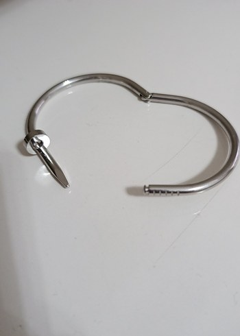 Gri Tokalı Minimalist Kadın Bileklik - Görsel 2