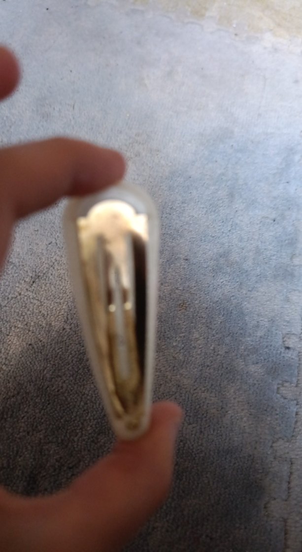 Boncuk İşlemeli Gri Yün Saç Tokası - Görsel 2