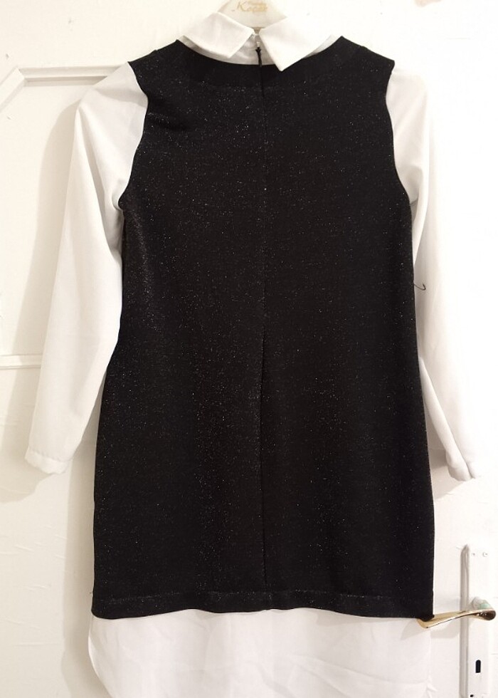 Siyah simli tunik  - Görsel 2