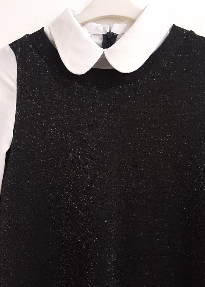 Siyah simli tunik  - Görsel 4