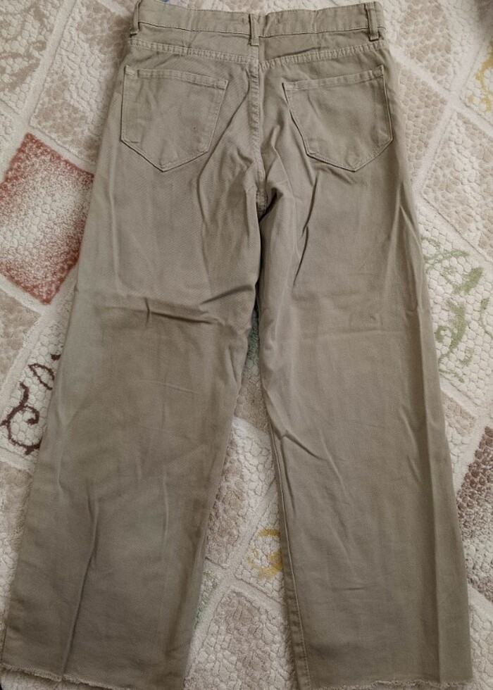 Bol açık yesil kot pantolon  - Görsel 2