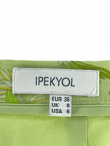 36 Beden yeşil Renk ipekyol Midi Etek %70 İndirimli.