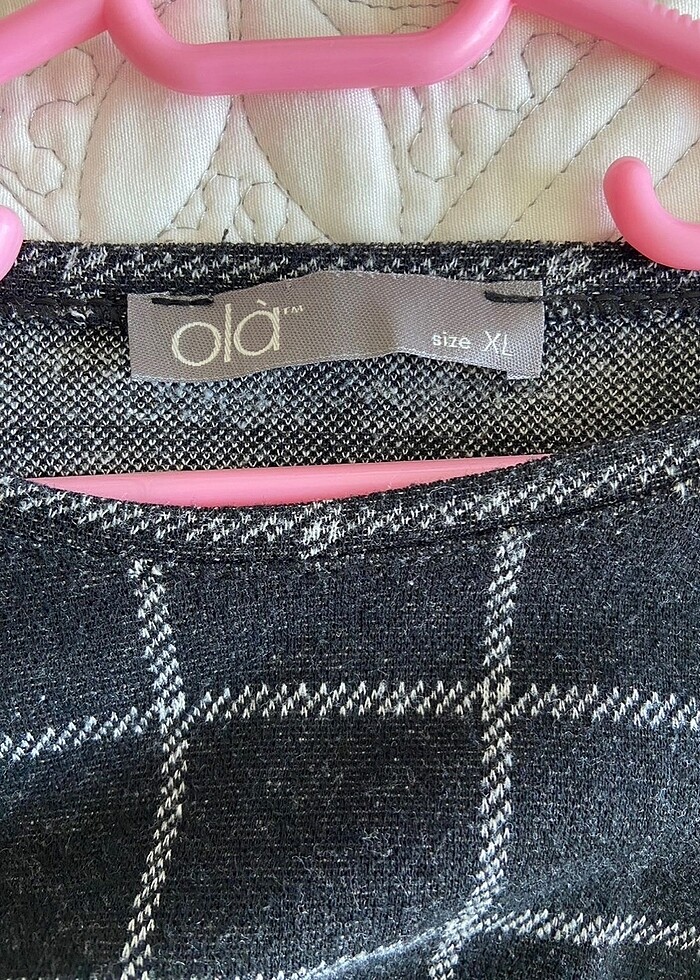 Kareli elbise - Görsel 2