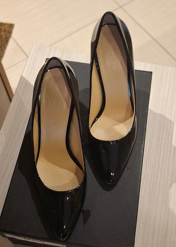 36 Beden Beymen Kadın Siyah Rugan Stiletto