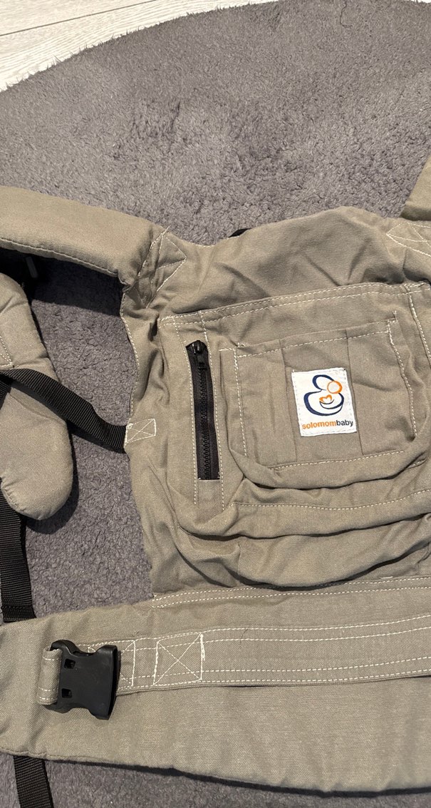 Gri Bebek Taşıyıcı Kanguru - Görsel 2