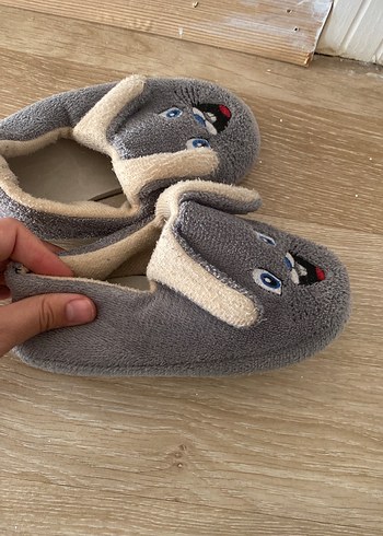 Gri Nakışlı Çocuk Pandufu - Görsel 2