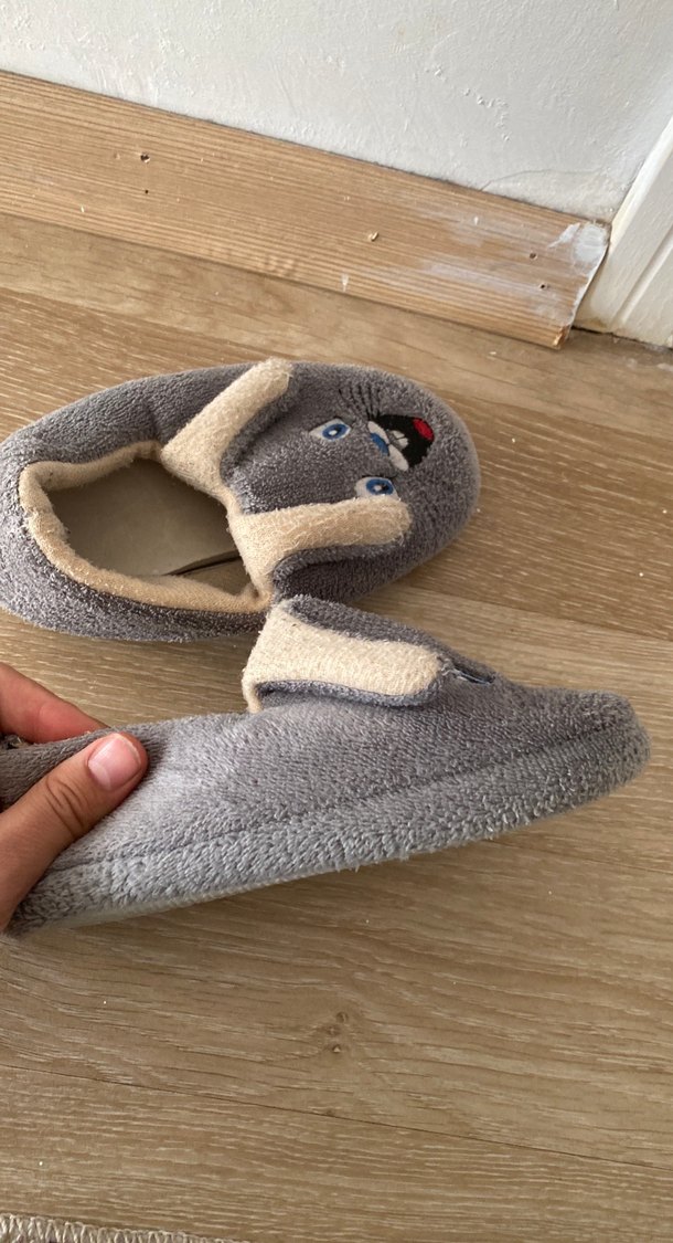 Gri Nakışlı Çocuk Pandufu - Görsel 4