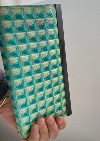 Turkuaz Parlak Renkli Fermuarlı Kadın Cüzdan - Görsel 4