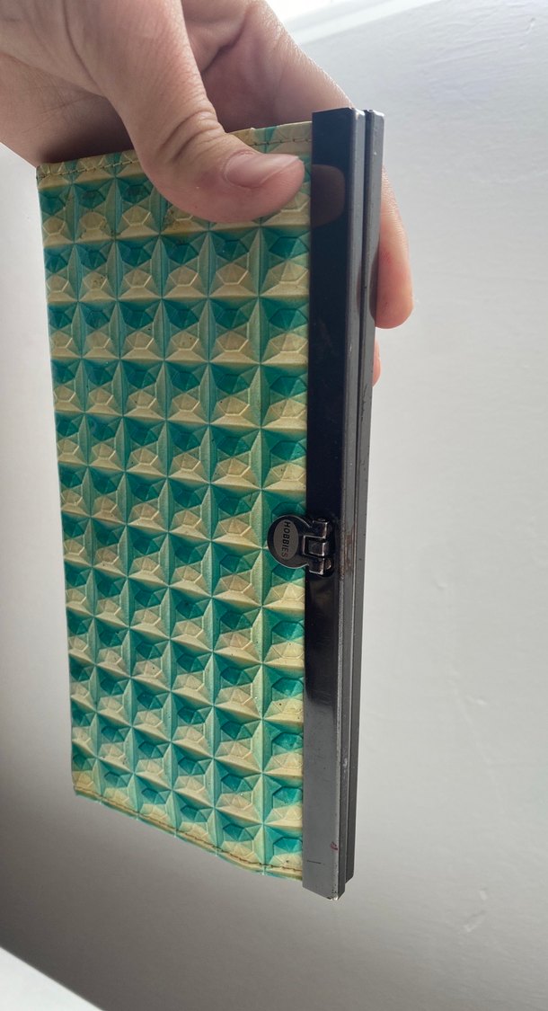 Turkuaz Parlak Renkli Fermuarlı Kadın Cüzdan - Görsel 3