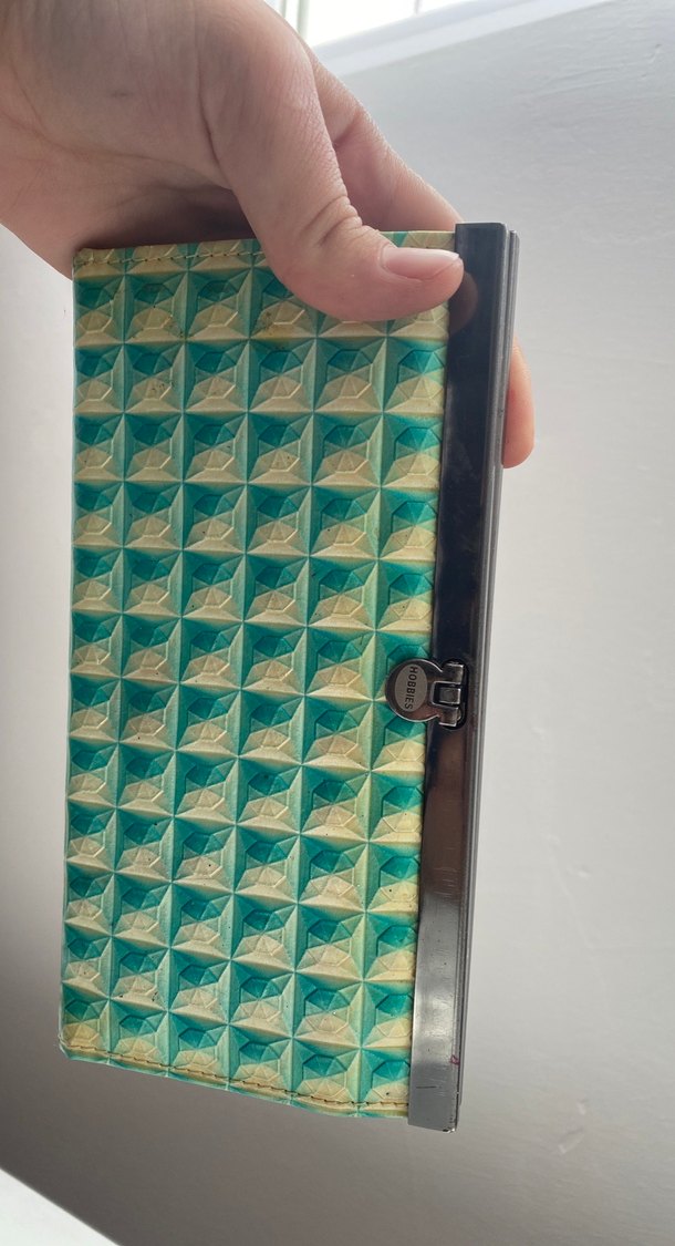 Turkuaz Parlak Renkli Fermuarlı Kadın Cüzdan - Görsel 2